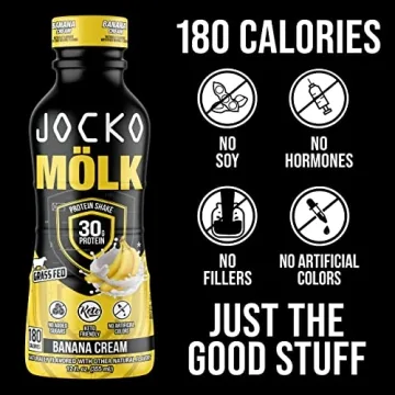 Jocko Mölk 30g Grass Fed Protein Shakes | KETO Friendly
