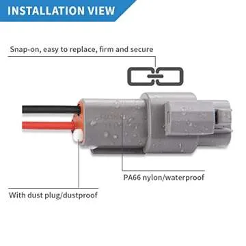 JRready 238PCS DT Connector Waterproofing, 2 3 4 6 8 12 Pin Deutsch DT Connector Kit with 82Pairs Size 16 Solid Contacts for Automotive Repair, Marine Waterproof Electrical Connector (ST6317)