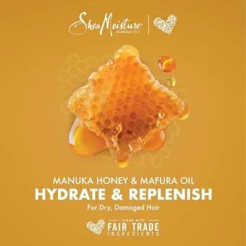 SheaMoisture Conditioner Intensive Hydration for Dry, Damaged Hair Manuka Honey and Mafura Oil to Nourish and Soften Hair 13 oz
