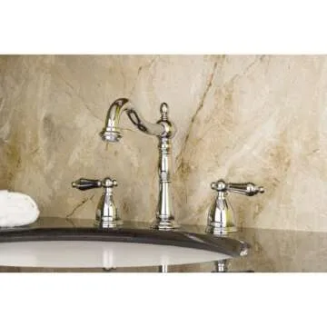 Kingston Brass Heritage Lavatory Faucet for Elegant Bathrooms