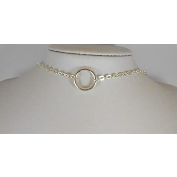 Elegant Small Silver Day Collar Choker Necklace for All