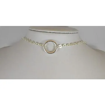 Elegant Small Silver Day Collar Choker Necklace for All