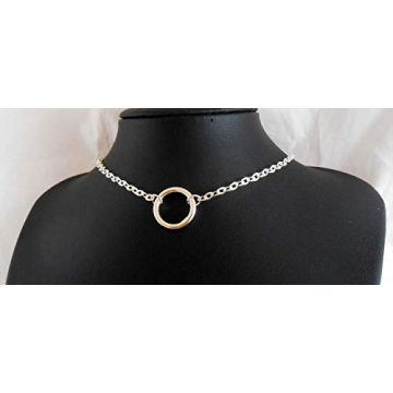 Elegant Small Silver Day Collar Choker Necklace for All