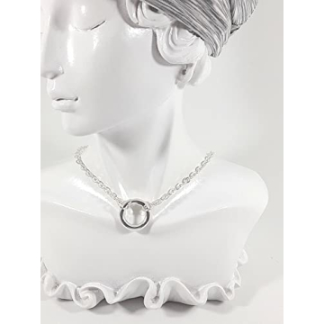 Elegant Small Silver Day Collar Choker Necklace for All