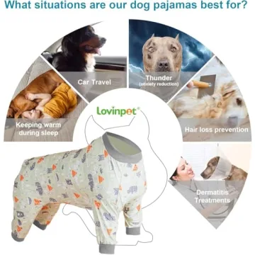 LovinPet Large Dog Pyjama - Calming and Stylish Comfort