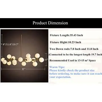 Modern Modo Round Glass LED Chandelier Pendant Lamp