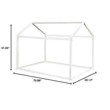 Signature Design by Ashley Flannibrook Contemporary House Bed Frame, Full, White