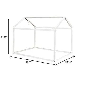 Signature Design by Ashley Flannibrook Contemporary House Bed Frame, Full, White