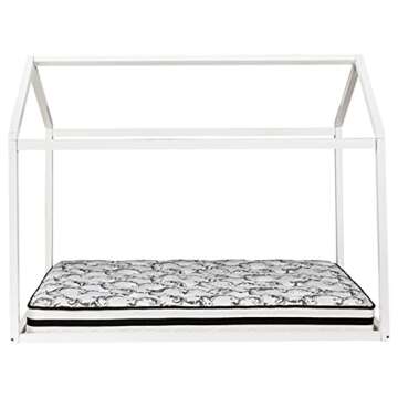 Signature Design by Ashley Flannibrook Contemporary House Bed Frame, Full, White