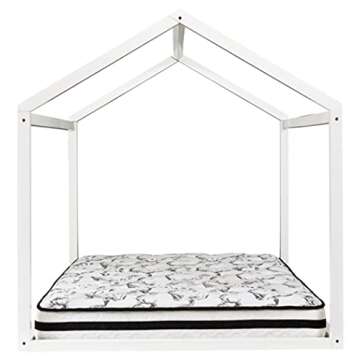 Signature Design by Ashley Flannibrook Contemporary House Bed Frame, Full, White