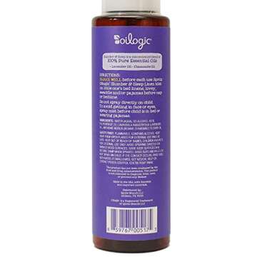 Oilogic Slumber & Sleep Spray for Babies & Toddlers - Relaxing, Calming & Soothing Room Aromatherapy Fabric & Linen Mist with 100% Pure & Natural Essential Oil Blend 2 Pack