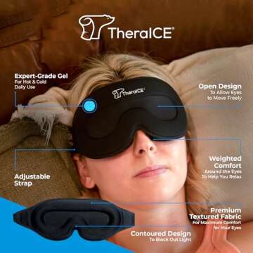TheraICE Migraine Relief Cap, Hot & Cold Therapy Hat