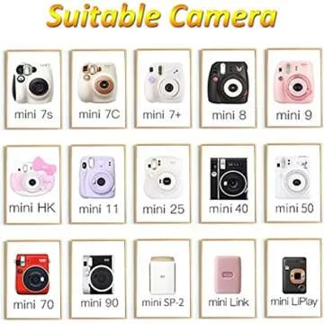 Fujifilm Instax Mini Instant Camera Film: 60 Shoots Total, (10 Sheets x 6) - Capture Memories Anytime, Anywhere