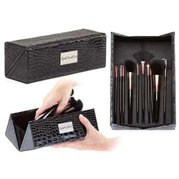 Makeup Brush Holder Box | Make Up Organizers and Storage by Ramaka Solutions | Professional Makeup C...