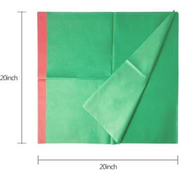 Simetufy Christmas Tissue Paper for Gift Bags, 84 Sheets 20 x 20 Inches Christmas Wrapping Paper, Gi...