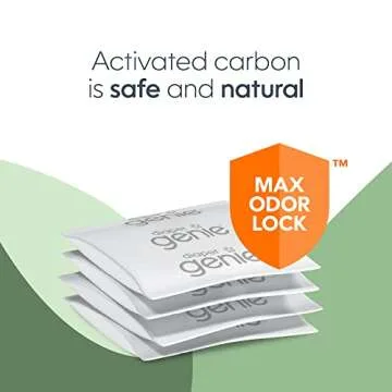 Diaper Genie Carbon Filter 4-Pack Odor Eliminator for Pails