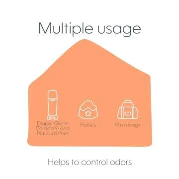 Diaper Genie Carbon Filter 4-Pack Odor Eliminator for Pails