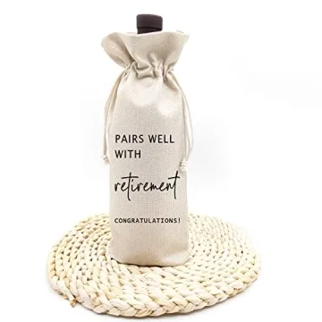 Socive Retirement Wine Bag - Perfect Retirement Gift