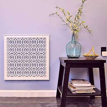 Stellar Air Wood Decorative Return Air Grille, Heavy Duty Decorative Wall Grille for Home, Walls, and Ceilings Vents (not for Floor use) Easily Installation, Style Moroccan,(20 x 25),Inside