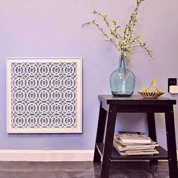 Stellar Air Wood Decorative Return Air Grille, Heavy Duty Decorative Wall Grille for Home, Walls, and Ceilings Vents (not for Floor use) Easily Installation, Style Moroccan,(20 x 25),Inside