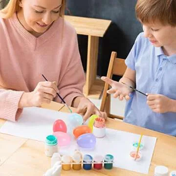 Mr. Pen Fillable Easter Eggs - Bright Plastic Capsules 48 Pack