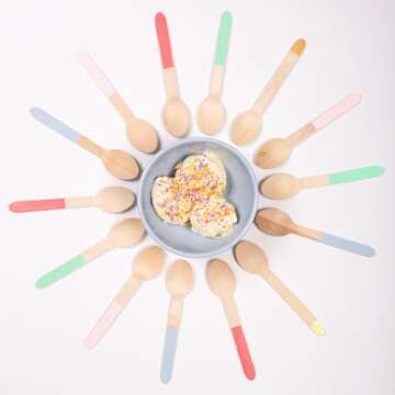 Meri Meri Mint Wooden Cutlery Set