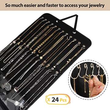 Lolalet Double-Sided Jewelry Organizer Stylish Storage Solution