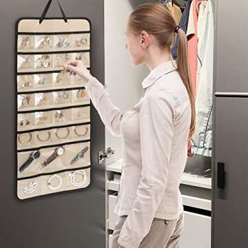 Lolalet Double-Sided Jewelry Organizer Stylish Storage Solution