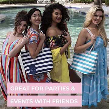 Stylish Insulated Wine Tote - Perfect for Lovers