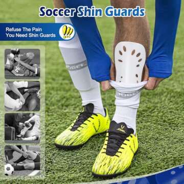 Lightweight Soccer Shin Guards for Ultimate Protection