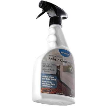 ForceField® Fabric Cleaner Professional Strength, Deeply Penetrates Water Safe Fabric & Fibers of U...
