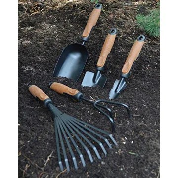 Olmsted Forge Heavy Duty 5 Piece Garden Tool Set