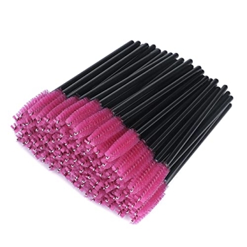 G2PLUS 100PCS Disposable Eyelash Brushes, Mascara Wands Applicator Makeup Kits, Eyelash Spoolies Bru...