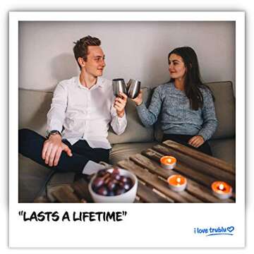 ELIXIR GLASSWARE Stemless Wine Glasses Set of 4-18 oz - Unbreakable Wine Glasses - Stemless Wine Glass Set, Stainless Steel Wine Glass, Outdoor Wine Glasses Unbreakable, Camping Wine Glasses