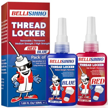 Medium & High Strength Threadlocker Blue & Red - Secure Nuts & Bolts
