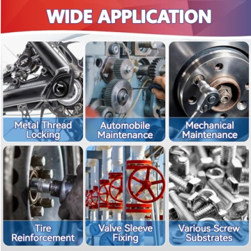 Blue & Red Threadlocker for Nuts Bolts Fasteners - Secure Hold