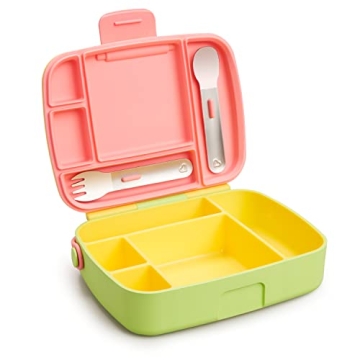 Munchkin Lunch Bento Box for Kids with Utensils