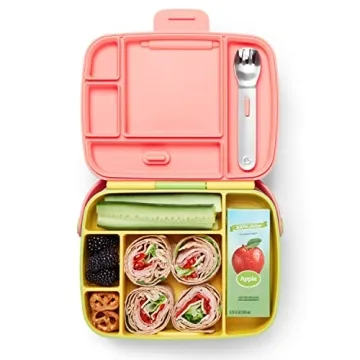Munchkin Lunch Bento Box for Kids with Utensils