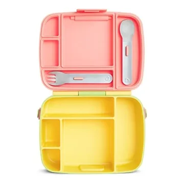 Munchkin Lunch Bento Box for Kids with Utensils