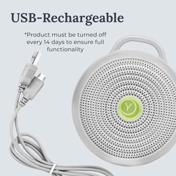 Yogasleep Hushh Portable White Noise Machine for Baby Sleep & Travel