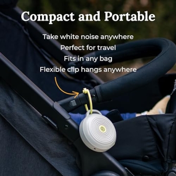 Yogasleep Hushh Portable White Noise Machine for Baby Sleep & Travel