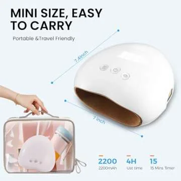 NOWWISH Hand Massager with Heat and Compression for Arthritis and Carpal Tunnel Pain, Birthday Gifts for Women Men - White