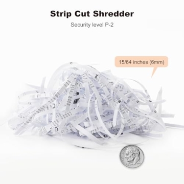 Bonsaii Paper Shredder Compact Design for Home Office