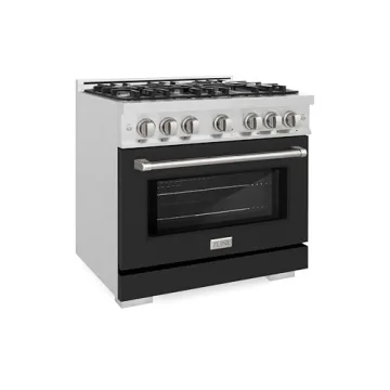 ZLINE 36" Dual Fuel Range with 6 Burners and Convection Oven