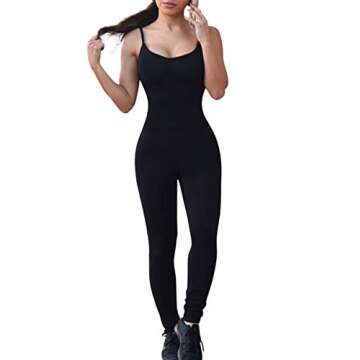 Women Bodysuit Romper Jumpsuits: Sexy Full Bodysuit with Long Pants