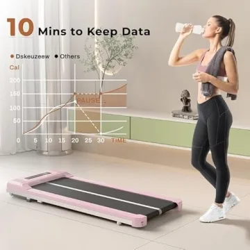 Dskeuzeew Walking Pad - Portable Treadmill for Home Use