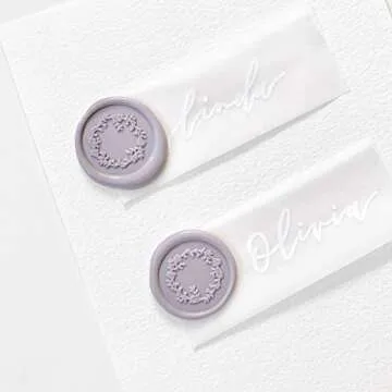 UNIQOOO Wild Floral Wax Seal Stamp for Invitations & Crafts