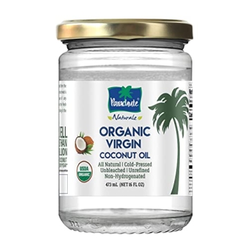 Parachute Naturalz Virgin Coconut Oil | 100% Organic Cooking Oil, Hair Oil and Body Oil | Cold Press...