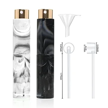 Vitog 10ml Travel Perfume Bottle Refillable - Atomizer Perfume Spray Bottle For Travel Empty Cologne Dispenser Mini Travel Bottle With Funnel,Distributor For Women Men