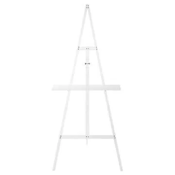 Koyal Wholesale Large Clear Adjustable Acrylic Modern Easel Stand, Lucite Easel Display, Easel Sign Holder Stand